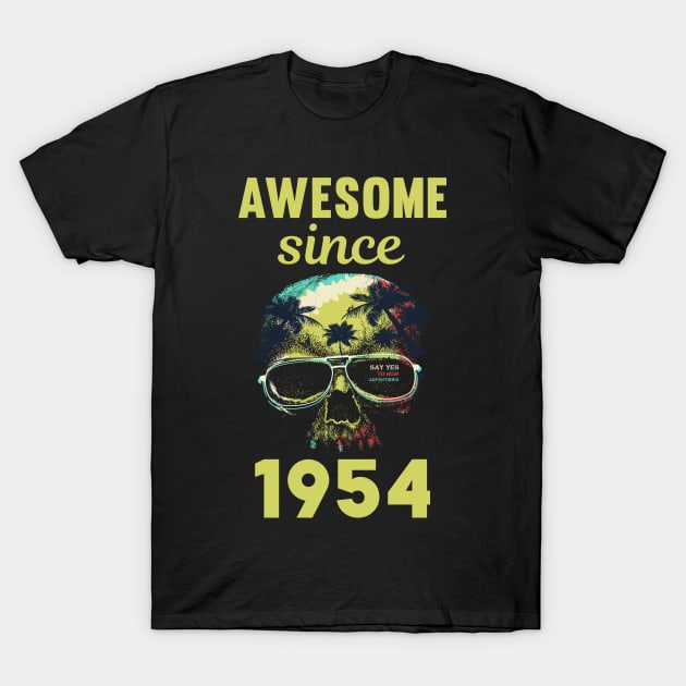 Skull Year 1954 T-Shirt by rosenbaumquinton52